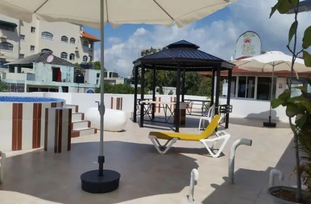 Hotel La Casona Dorada terrasse avec jacuzzi